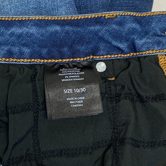 Tahari Mid Rise Chloe Fit Solution Stretch Skinny Denim Jeans Faded Medium Wash - Picture 15 of 16